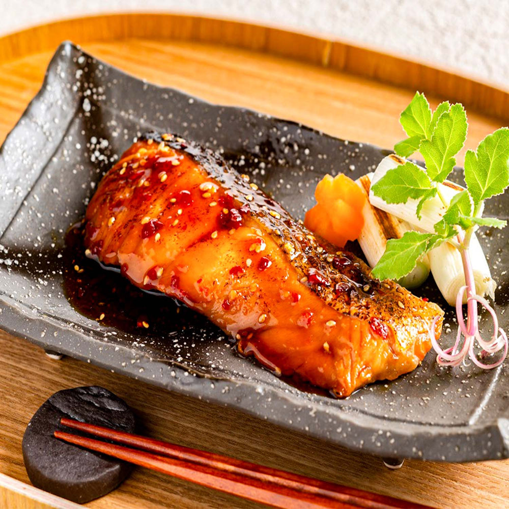 Grilled Salmon with Spicy Teriyaki sauce | 【魚ゑびす】鮭の照焼 | 100G